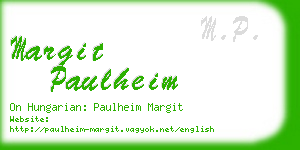 margit paulheim business card